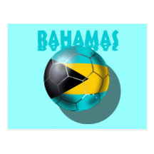 Drapeau des Bahamas - drapeau des Caraïbes bahamie Cartes Postales