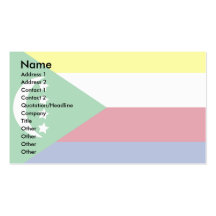 Drapeau des Comores Cartes De Visite Professionnelles