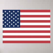 Drapeau des Etats-Unis Affiche