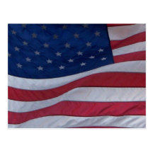 Drapeau des Etats-Unis Carte Postale