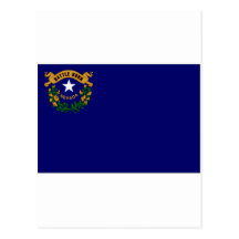 Drapeau des Etats-Unis Nevada Cartes Postales