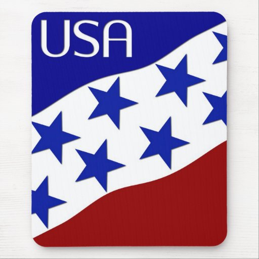 Drapeau des Etats-Unis Tapis De Souris