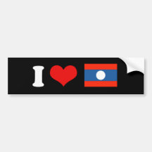 Drapeau des Laotiens Adhésifs Pour Voiture