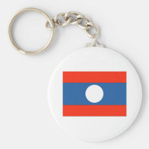 Drapeau des Laotiens Porte-clés