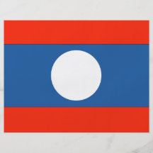 Drapeau des Laotiens Prospectus En Couleur