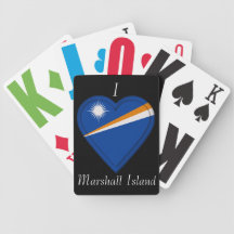 Drapeau des Marshall Islands Cartes À Jouer