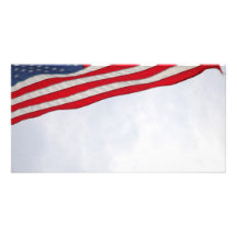 Drapeau des USA Photocarte Customisée