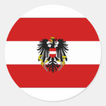 Drapeau d'état de l'Autriche Autocollant
