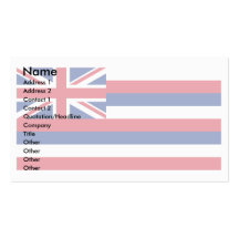 Drapeau d'Hawaï Cartes De Visite Personnelles