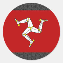 Drapeau d'île de Man Autocollants