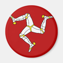 Drapeau d'île de Man Magnets