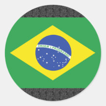 Drapeau du Brésil Autocollants
