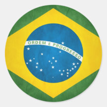 drapeau du Brésil Autocollants
