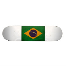 Drapeau du Brésil Skateboards Personnalisés