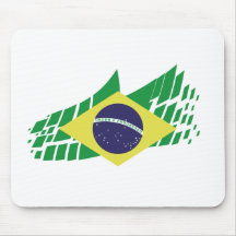 Drapeau du Brésil stylé Tapis De Souris