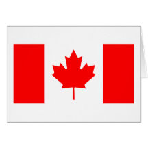 Drapeau du Canada Cartes De Vœux