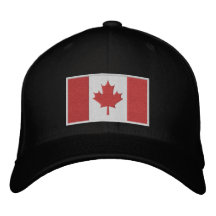 Drapeau du Canada Chapeaux Brodés