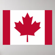 Drapeau du Canada Poster