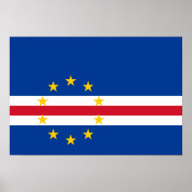 Drapeau du Cap Vert Posters