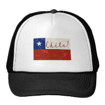 Drapeau du Chili Casquettes De Camionneur