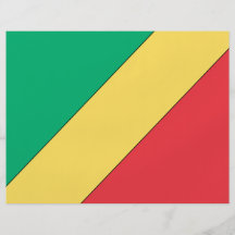 Drapeau du Congo 2 Prospectus Customisé