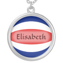 Drapeau du Costa Rica + Collier nommé