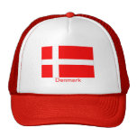Drapeau du Danemark Casquettes De Camionneur