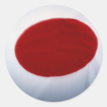 DRAPEAU DU JAPON ADHÉSIF ROND