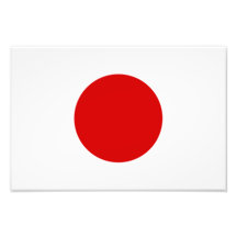 Drapeau du Japon Impression Photo