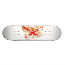 Drapeau du Jersey Plateau De Skateboard