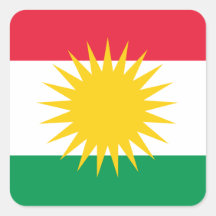 Drapeau du Kurdistan Autocollants