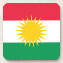 Drapeau du Kurdistan Sous-bock