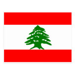 Drapeau du Liban Carte Postale