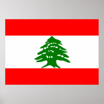 Drapeau du Liban Poster