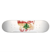 Drapeau du Liban Skateboards Personnalisés
