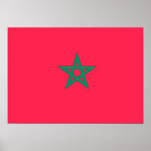 Drapeau du Maroc Posters