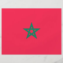 Drapeau du Maroc Prospectus Personnalisés