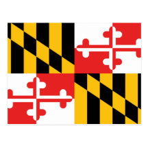 Drapeau du Maryland Carte Postale