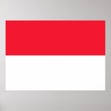 Drapeau du Monaco Posters