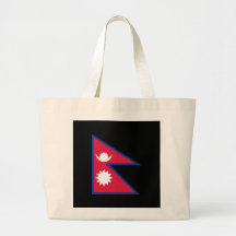 Drapeau du Népal Sacs En Toile