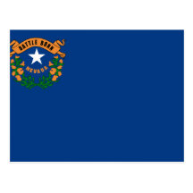 Drapeau du Nevada Carte Postale