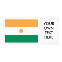 Drapeau du Niger Cartes De Vœux Avec Photo