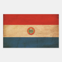 Drapeau du Paraguay Autocollants