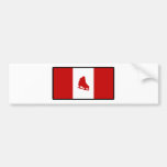 Drapeau du patinage canadien autocollant pour voiture