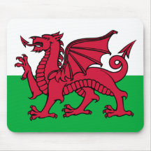 Drapeau du Pays de Galles Tapis De Souris