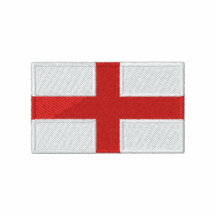 Drapeau du polo brodé des hommes de l'Angleterre