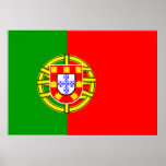 Drapeau du Portugal Poster