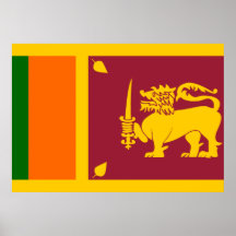 Drapeau du Sri Lanka Posters