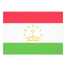 Drapeau du Tadjikistan Faire-parts