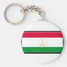 Drapeau du Tadjikistan Porte-clef